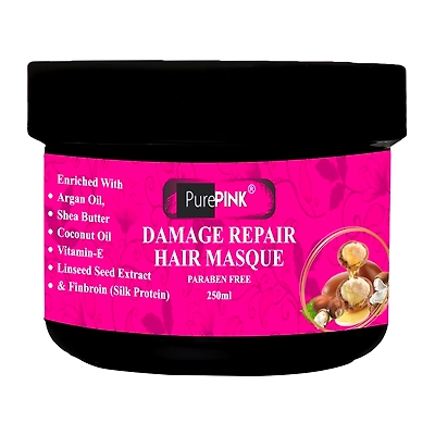 PurePINK Damage Repair Hair Masque 250 ml