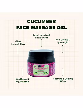 Face Massage Gel Cucumber 500 ml-1-sm
