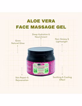 Face Massage Gel With Aloe Vera Extract 500 ml-1-sm