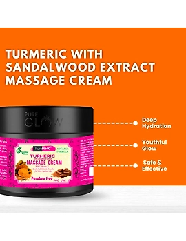 Turmeric With Sandalwood Extract Massage Cream 500 ml-1-sm