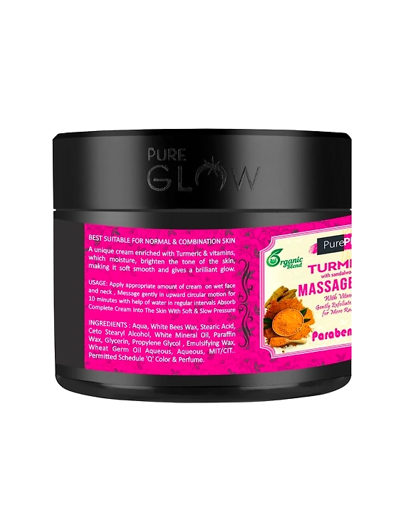 Turmeric With Sandalwood Extract Massage Cream 500 ml-2