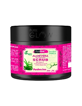 Aloe Vera With Cucumber Extract Scrub 500 ml-AVCS-1-sm