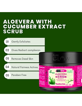 Aloe Vera With Cucumber Extract Scrub 500 ml-1-sm