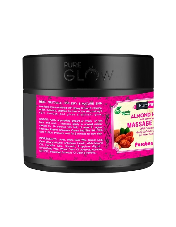 Almond Honey With Apricot Extract Massage Cream 500 ml-2