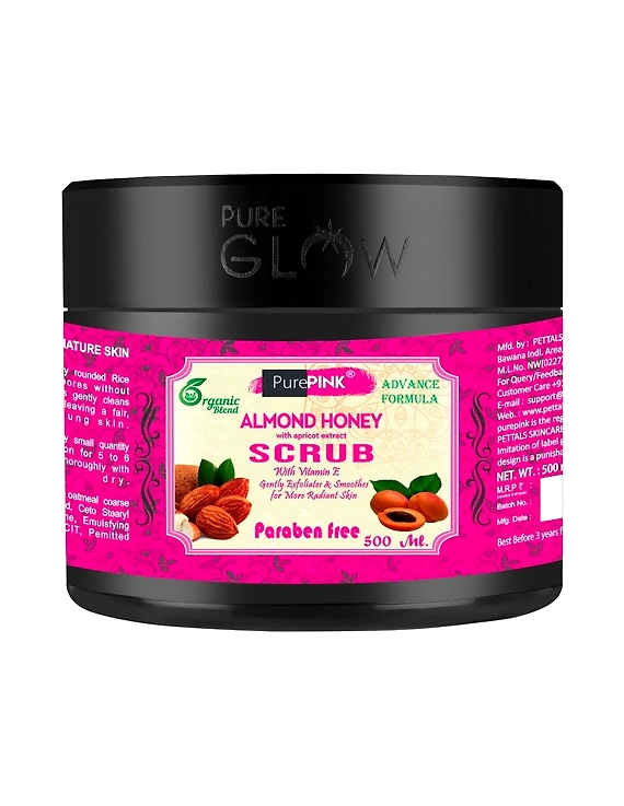 Almond Honey With Apricot Extract Scrub 500 ml-AHAS-1