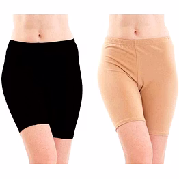 prajo solid women cycling shorts combo