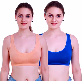 prajo women sports non padded air bra combo