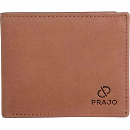 prajo men tan genuine leather wallet (7 card slots)