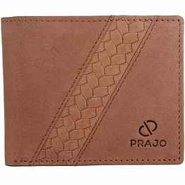 prajo men tan genuine leather wallet (7 card slots)