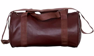 PRAJO LEATHER DUFFEL GYM BAG