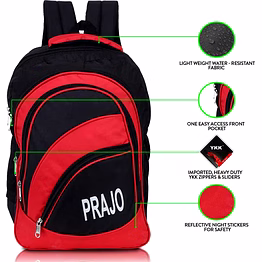 prajo vincy expandable school bag