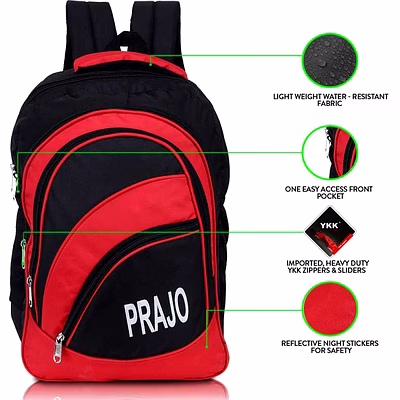 prajo vincy expandable school bag