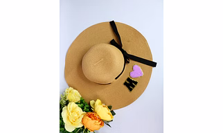 Monogram Beach Hat