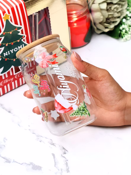 DIY CHRISTAMS  TUMBLER