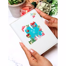diy christmas passport cover