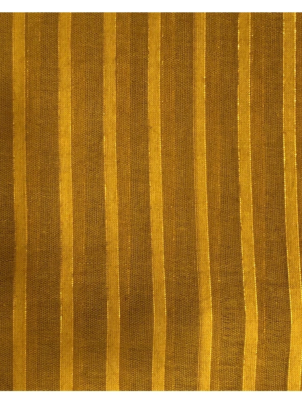 Brown Golden Zari Lining Cotton-2