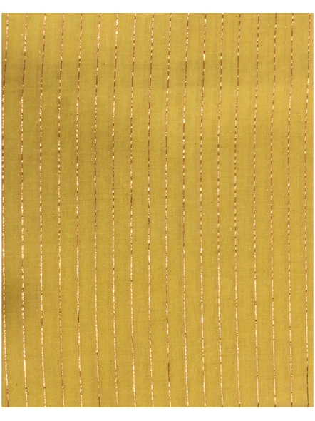 Light Yellow Zari Lining Cotton-2