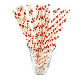 generic imported biodegradable paper straws (6mm, imported, pack of 50 pieces)