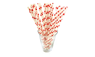 Biodegradable Paper Straws (6mm, Imported, Pack of 50 pieces)