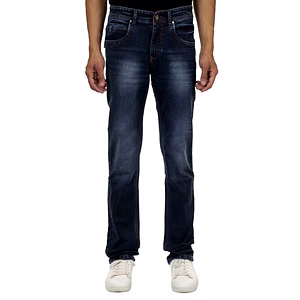 Pitchers Men's Dark Grey  FIVE Pocket Cotton Lycra(Stretchable)PJ034 denim Jeans Pant