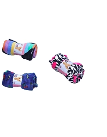 NEW BORN COSY BABY BLANKET-ASSORTED"90*70"(Pack of 1)