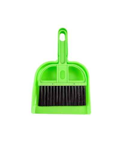 Mini Dust Pan with brush-25681-green