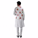 WHITE HAND EMBROIDERD (THREAD WORK )JAWAHAR JACKET-Medium-1-sm