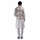 WHITE HAND EMBROIDERD THREAD WORK JAWAHAR JACKET-Small-1-sm