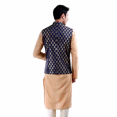 BROCADE SILK JAWAHAR JACKET-Large-1