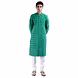 SPACE TUCKS WITH CROSS STICH KURTA WITH WHITE CHURIDAAR-SP 19 UTSAV MEN 06-M-sm