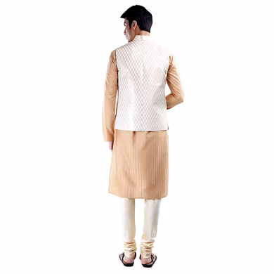 BROCADE SILK JAWAHAR JACKET-Medium-1