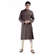 PIN TUCKS KURTA WITH THREAD WORK ON FRONT AND SLEEVES WITH WHITE CHURIDAAR-SP 19 UTSAV MEN 10-L-sm