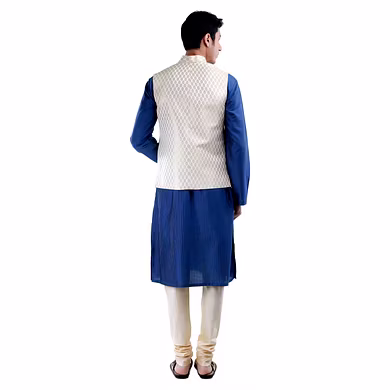 BROCADE SILK JAWAHAR JACKET-Medium-1