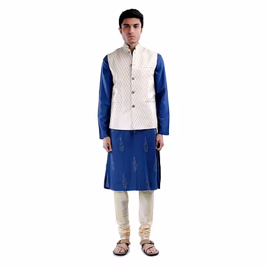 BROCADE SILK JAWAHAR JACKET-SP 19 UTSAV MEN 13-L