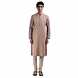 SILK SELF MOTIVE AND EMBROIDERED  KURTA WITH CHURIDAAR-SP 19 UTSAV MEN 17-S-sm