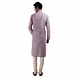 SILK SELF MOTIVE AND EMBROIDERED  KURTA WITH CHURIDAAR-Small-1-sm
