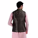 SELF WEAVED BROCADE SILK JAWAHAR JACKET-Small-1-sm