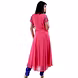 ANKLE LENGTH SIDE DRAPE KURTI  CORAL-Medium-1-sm