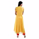 ANKLE LENGTH SIDE DRAPE KURTI  YELLOW-Small-1-sm