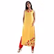 SLEEVLESS STRAIGHT KURTI WITH SIDE POCKETS  YELLOW-SP 19 UTSAV 02A YELLOW-M-sm