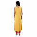 SLEEVLESS STRAIGHT KURTI WITH SIDE POCKETS  YELLOW-Medium-1-sm