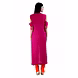 FRONT OPEN ANKLE LENGTH STRAIGHT KURTI WITH THREAD EMBROIDERY ON FRONT PANELLS AND SLEEVES PURPLE-Medium-1-sm