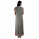 FRONT OPEN JACKET STYLE CALF LENGTH KURTA  OLIVE GREEN-Medium-1-sm