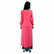 CALF LENGTH KURTA WITH HALF SLEEVE JACKET AND STRAIGHT PANT CORAL-Small-1-sm