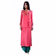 CALF LENGTH KURTA WITH HALF SLEEVE JACKET AND STRAIGHT PANT CORAL-SP19UTSAV09CORAL-L-sm