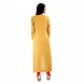 SHIRT STYLE FRONT OPEN KURTI WITH CHINEES COLOR AND DHOTI PANT  YELLOW-Large-1-sm