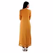 SHIRT STYLE FRONT OPEN KURTI WITH CHINEES COLOR AND DHOTI PANT  YELLOW-Small-1-sm