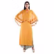 ANKLE LENGTH STRAIGHT KURTI WITH CAPE ON TOP AND STRAIGHT PANT  MUSTARD YELLOW-SP19UTSAV14MUSTARDYELLOW-L-sm