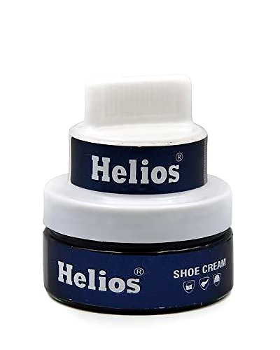 Helios Shoe Cream Glass Jar (With Applicator)-Blue-2