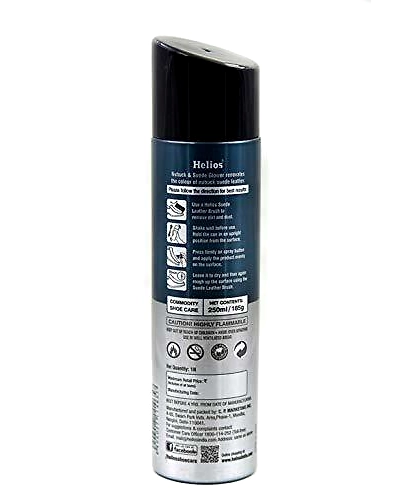 Helios Nubuck and Suede Spray - 250ml (Black)-1
